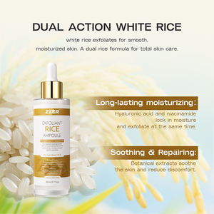 Plant Extract Soft Exfoliating Dead Skin Cells Soothing Exfoliator Glow White Rice & Black Rice Ampoule - Product Image 5
