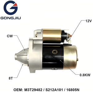 มอเตอร์สตาร์ทใหม่ทรงพลัง 12V 0.8Kw 8T 8 ฟัน มอเตอร์สตาร์ท นิสสัน 200Sx 2.0L 2.2L S212A101 หมุนตามเข็มนาฬิกา โรงงานกงจิว - Product Image 2