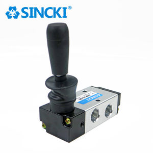 SINCKI 4H serisi 4H210/310/410 3 konumlu 5 portlu manuel kumandalı hava yönlü kontrol valfleri 4H230-08/4H330-10 - Product Image 2
