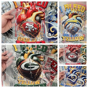 गर्मी हस्तांतरण के लिए उच्च गुणवत्ता कस्टम डिजाइन नरम पालतू सामग्री परिधान तैयार प्रेस प्रिंट ट्रांसफर - Product Image 2