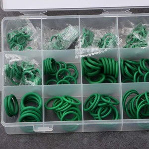 Green O-Ring Seal Assortment 270-Piece Automotive Air Conditioning Rubber Gasket Set Flexible Home Use - Product Image 2