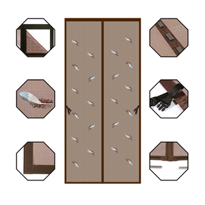 Cortina antimosquitos para puerta, cortina para puerta no perforada - Product Image 5