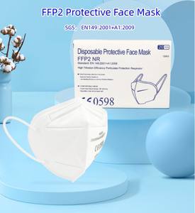 <span class=keywords><strong>Masque</strong></span> facial <span class=keywords><strong>de</strong></span> <span class=keywords><strong>protection</strong></span> individuelle certifié Maxsharer en forme <span class=keywords><strong>de</strong></span> poisson pour adultes EN149 <span class=keywords><strong>FFP2</strong></span> KF94 5 couches en tissu non tissé avec boucle d'oreille élastique - Product Image 2