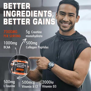 Créatine Monohydrate en Gummies de Marque Privée, 5g pour Hommes et Femmes, Force Musculaire, Pré-Entraînement, Qualité Alimentaire - Product Image 4