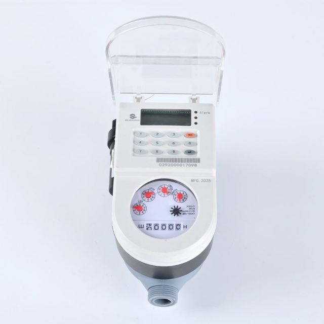 Customizable OEM Options Multi-Jet Brass Water Meter STS Keypad Prepaid IP68 Protection MAP10 Pressure Rated 2.5m3/h Flow Rate