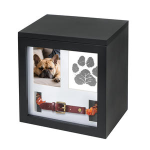 Cadre miroir commémoratif en bois noir pour photos paysage et <span class=keywords><strong>portrait</strong></span> de 3x5 pouces pour chiens et chats, écologique pour les amoureux des animaux - Product Image 2