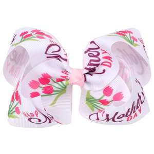 Nouveau nœud croisé épingle <span class=keywords><strong>à</strong></span> cheveux motif d'amour couvre-chef fête des mères coiffure épingle <span class=keywords><strong>à</strong></span> cheveux pour filles - Product Image 5