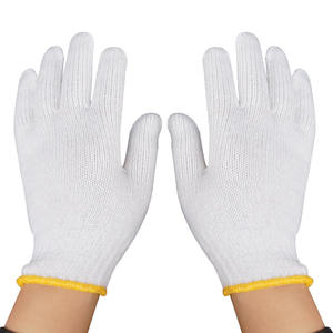 Gants tricotés en coton pour le travail manuel, fil de poly coton haute performance Offre Spéciale - Product Image 1