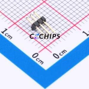 PZ127-1-03-Z Pin Header Through hole Component (THT),P=1.27mm Connector 1x3P 1.27mm Pin Header Through Hole - Product Image 2