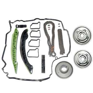 Nouveau Kit de chaîne de <span class=keywords><strong>distribution</strong></span> avec tendeur de <span class=keywords><strong>courroie</strong></span> en acier pour mercedes-benz M271 M272 W204 W212 C204 E200 C180 numéro de pièce 2710521903 - Product Image 1