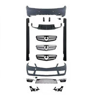 Kit carrosserie C63 pour Mercedes-Benz Classe C W204 LCI 2011-2014, mise à niveau vers un kit carrosserie complet AMG