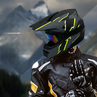 Casque de moto tout-terrain léger intégral pour motocross, course et VTT – Équipement de protection