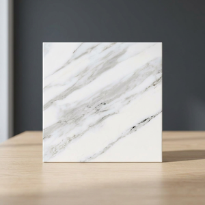 Calacatta Classic Lappato Porcelain <b>Floor</b> Tiles 600x600mm Marble Look Ceramic by Vistaar - Product Image 4
