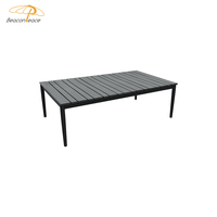 Ensemble de canapés d'extérieur modernes, mobilier de jardin, canapé modulaire en forme de L en corde tressée, ensemble de canapés de patio en aluminium pour villa, cour