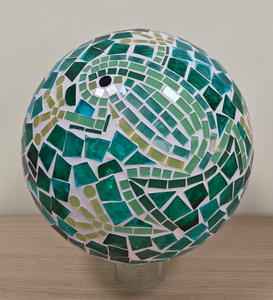 Hand Blown Natural Color Glazing <b>Globe</b> Premium Glass Gazing Ball Weather Resistant Outdoor Decor for Home Yard Garden Landscape - Product Image 1