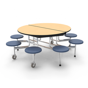 طاولة مستديرة متنقلة للطعام قابلة للطي للطاولة المكتبية الأعلى مبيعًا - Product Image 1