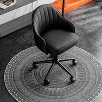 Chaise de coiffeuse ergonomique avec fonctions de refroidissement et extensibles, chaise rembourrée confortable à hauteur réglable pour salon de beauté et bureau