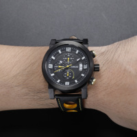 BOMAXE dernière montre à quartz sport décontractée pour hommes OEM vente en gros japon plongée Quartz conception bracelet en cuir Simple mode d'affaires
