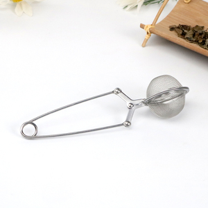 Hot Selling Eco-Friendly Metal Mesh Ball <strong>Tea</strong> <strong>Stainer</strong> with Handle Utensil Filter - Product Image 6