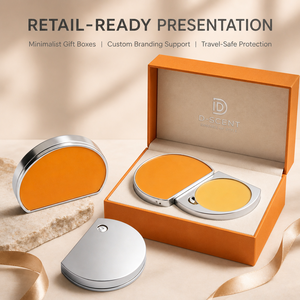 Étui à parfum solide HKH avec couvercle coulissant, emballage métallique léger pour les marques de parfums nomades, étiquette privée personnalisée - Product Image 4
