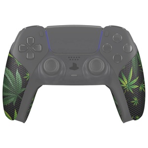 PlayVital Green Weeds - Almohadillas de Goma Suave con Textura Profesional Antideslizantes y Absorbentes del Sudor para el Control de PS5 - Product Image 1