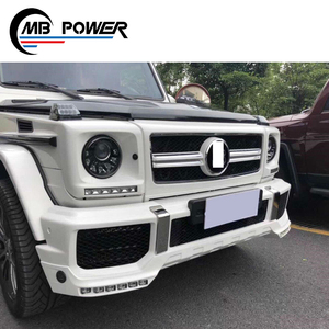 G ClassชุดBody FITสำหรับG350 G55 G500 <span class=keywords><strong>Aset</strong></span> W463 Bสไตล์PU + คาร์บอนไฟเบอร์Body Kitด้านหน้ากันชน,grille,Rear Wi 1990 ~ 2018y - Product Image 5