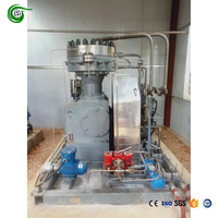 Compresor de Diafragma de 15KW, Entrada 7.5 Bar, Salida 455 Bar, Helio, Completamente Libre de Aceite, Anti-Fugas, Flujo 52Nm3/h, Máquina Industrial