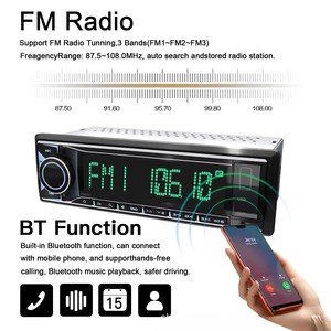 Lecteur MP3 numérique avec circuit intégré 7388, lecteur MP3 portable pour voiture, lecteur MP3 Bluetooth pour voiture et tuner radio - Product Image 5