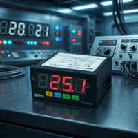 Tachymètre numérique Affichage LED 6 chiffres Plage de fréquence 0,01 Hz 8 kHz Communication RS232 Modbus-RTU 90-260 V AC/DC 96x48 DIN
