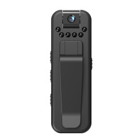 Caméra de sécurité à clipser avec lentille rotative HD Video Voice Recorder Pen Mini Body Camera