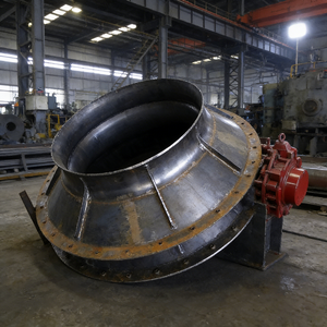 Cubierta de Ventilador Centrífugo de Acero Inoxidable Personalizada, Pieza de Repuesto <span class=keywords><strong>para</strong></span> Plantas de Energía de Carbón, Minas Subterráneas, Acerías y Cementerías - Product Image 3
