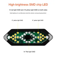 Lampes de poche LED, feu arrière de vélo en ABS pour vélo électrique, batterie rechargeable, étanche IPX5, 4 modes, télécommande sans fil, utilisation d'urgence