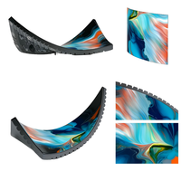 Meilleur prix pour écran LED flexible d'extérieur P2.5 P3.076 P4 P5, panneau souple haute définition, 320*160mm, 3840HZ, mur vidéo