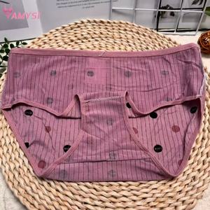 DC706 #   2026 Sommer Neue Damen Atmungsaktive Baumwoll-Slips mit Blumenmuster, Hoher Dehnbarkeit, Hohem Schnitt, Hoher Taille und in Übergröße - Product Image 6