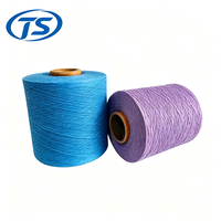 Open End Yarn China Manufacturer Ne 6s/1 8s/1 Colorful OE Recycled Cotton Polyester Blended Carded Eco Friendly Yarn for Vietnam