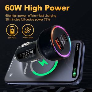 Hot New Fireproof Magnetic QC3.0 PD Dual-interface Car Fast-Charging Charger <b>for</b> Mobile Phone Laptop Earphone & <b>Camera</b> - Product Image 3