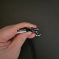 Carcasas de Aluminio Negro Mate de Doble Propósito, Cables de Carga Rápida USB a USB Tipo C