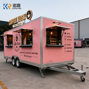 Kiosque à café mobile OEM, remorque alimentaire, café extérieur, chariot de restauration, bar à café, remorque de concession à vendre - Product Image 3