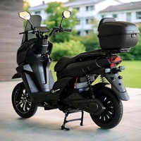 Scooter électrique de banlieue haute vitesse 1500W 2000W 60V 12 pouces pour adulte, avec boîte, pour livraison, type moto ou véhicule utilitaire
