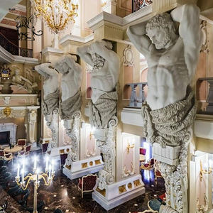 Columnas Decorativas de Piedra Natural para Interiores, Diseño de Edificios, Estilo Romano Griego, Columnas de Mármol para Porche, Columnas de Mujer - Product Image 4