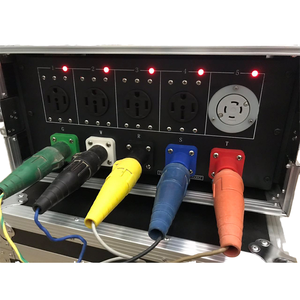 <span class=keywords><strong>DAMO</strong></span> GB-5 Caja de Distribución de Energía de 50 Amperios y 400A con Entrada de 6 Canales y Panel de Control para Eventos Escénicos, Montaje en Rack - Product Image 4