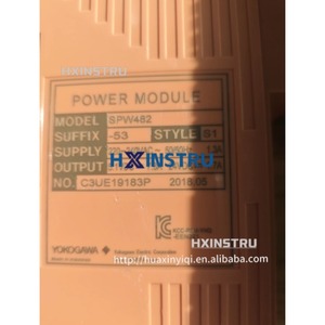 NOUVEAU Module d'alimentation OEM Yokogawa SPW482-53 en PVC H - Product Image 1