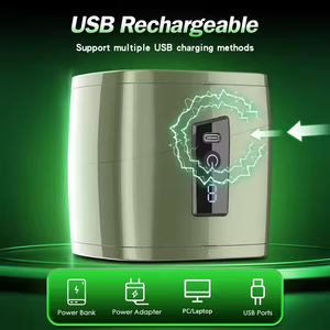 เครื่องช่วยสำเร็จความใคร่ชายแบบหมุนและสอดใส่ 2 in 1 ถอดประกอบทำความสะอาดง่าย ชาร์จผ่าน USB - Product Image 5