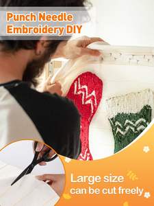 ผ้าทัฟติ้งสำหรับงานปักมือ ผ้าปูพรมทัฟติ้ง ผ้าปูพรมแบบมอนก์ ผ้าสำหรับงานเย็บปักถักร้อย ขายส่งตามสเปคหลัก - Product Image 3