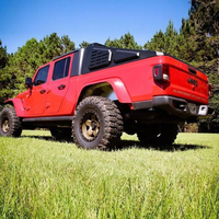 Auvent de camionnette en aluminium sur mesure avec couvercle de benne rétractable pour Jeep Gladiator JT