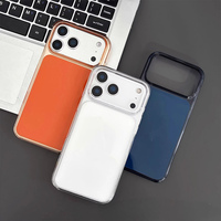 Coque de téléphone anti-chute magnétique, étui rigide antichoc en PC, logo personnalisable pour iPhone 17 18 Pro Max