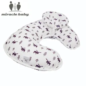 批发婴儿枕头手工100% 棉可重复使用手臂护理枕头婴儿婴儿枕头
