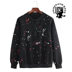 Sudaderas de calle de verano hechas a medida de alta calidad para hombres Cool Colorful Graffiti Printing Anti-Shrink Terry Precio al por mayor - Product Image 3