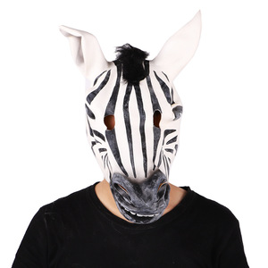 Masques d'horreur emblématiques, vrais masques d'horreur, masques <span class=keywords><strong>de</strong></span> zèbre historiques effrayants masques <span class=keywords><strong>de</strong></span> mascarade d'horreur masques <span class=keywords><strong>de</strong></span> nuits d'horreur d'Halloween - Product Image 4