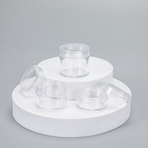 Bocaux cosmétiques en plastique vides de 5 ml, 10 ml, 15 ml, 20 ml avec couvercles à vis pour crème pour les yeux et crèmes de soin de la peau - Product Image 2